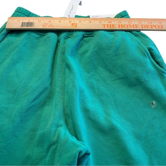🆑AE Fleece Heritage Boyfriend Jogger Green Size Small - Picture 7 of 9